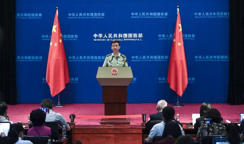 国防部回应美称中方全方位演练收台