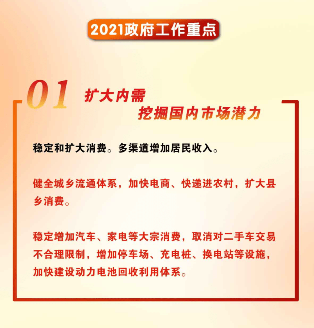 政府工作报告全部内容解读