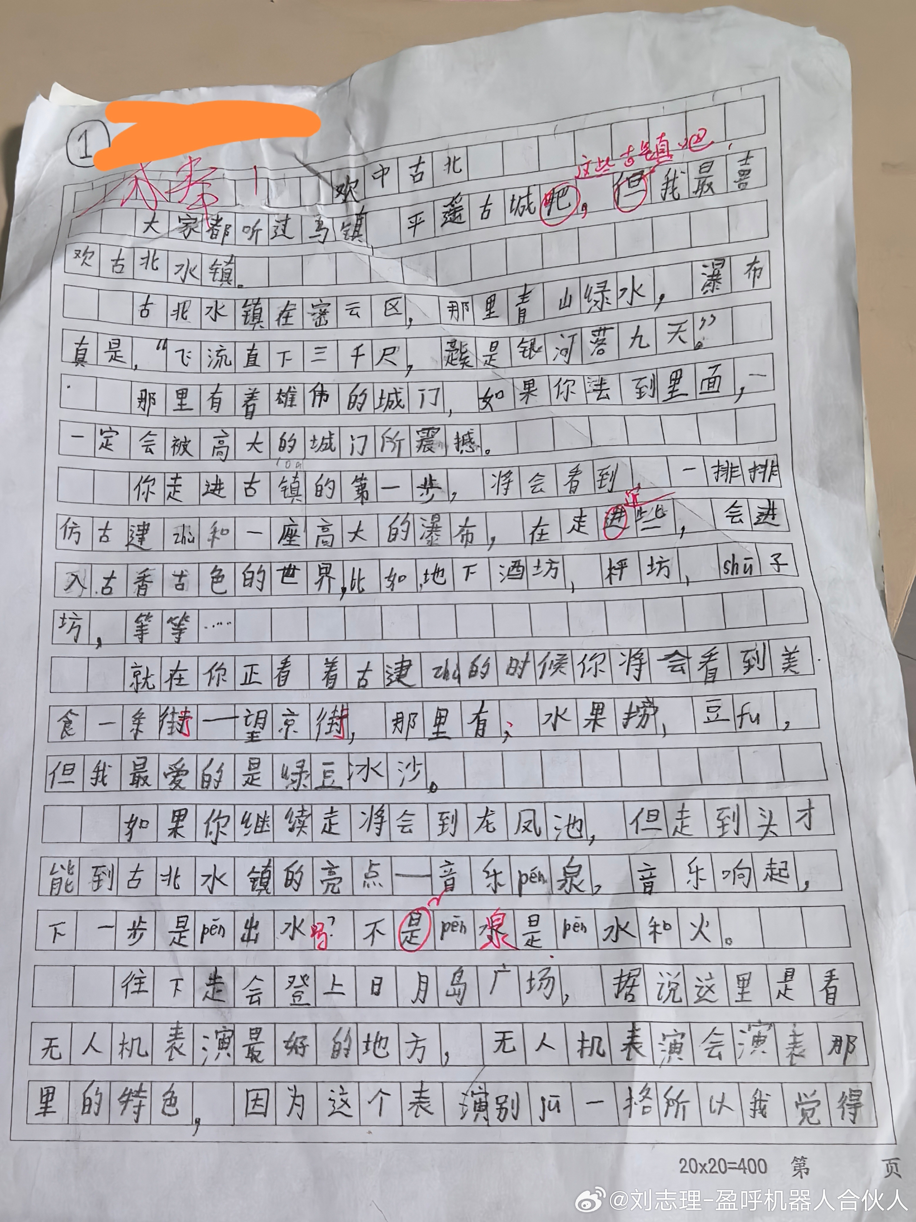 初中女生一篇作文带火内蒙老家