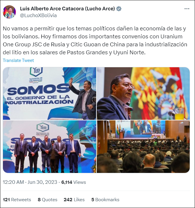 玻利维亚总统眼中的中国市场，无限商机与合作的向往