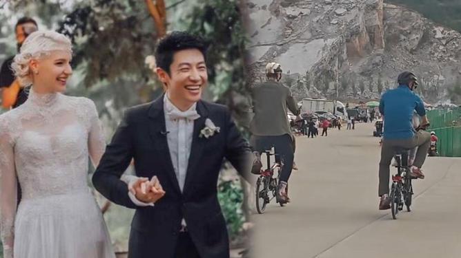 撒贝宁夫妇带娃骑行，一次别开生面的家庭旅行