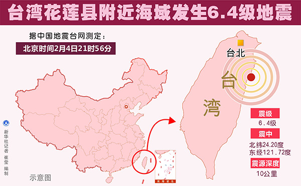 台湾花莲县海域地震频发，深度解析与观察