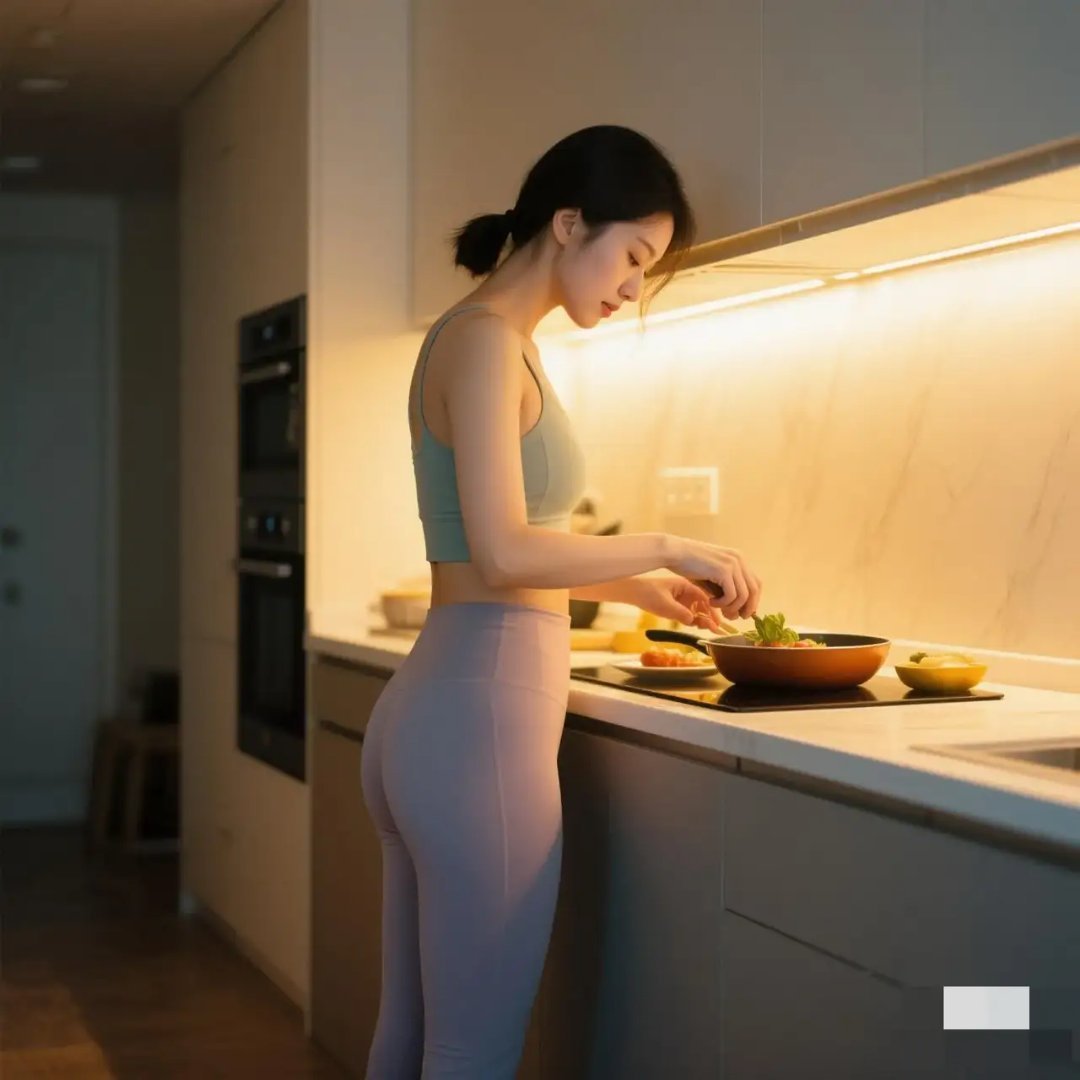 穿瑜伽服上门做饭，时尚与健康并存的生活方式